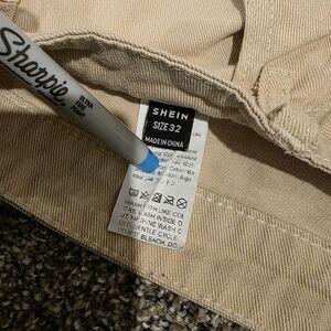 Shein Tan Corduroy Pants